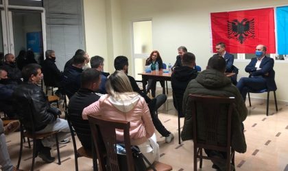 Idrizi takim me shtabin elektoral të PDIU-së në Durrës